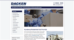 Desktop Screenshot of dacken.de